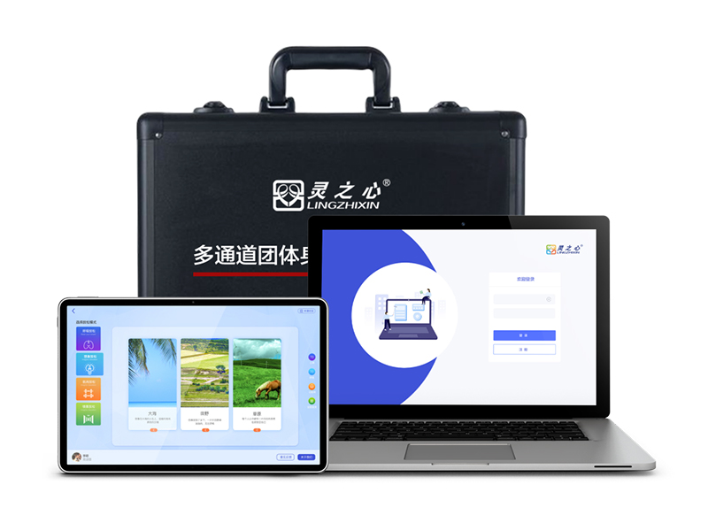 便攜式,團體,身心,放松,訓練,系統,一拖
